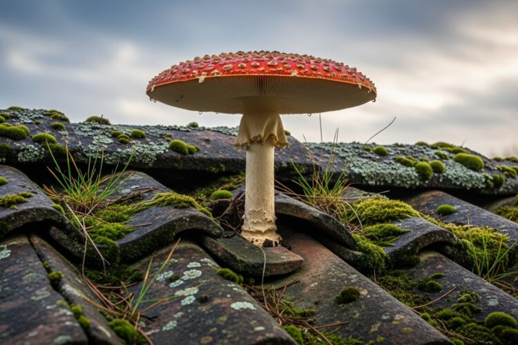 Champignon de toiture : attention à la mérule