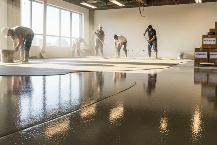 Séchage chape fluide construction neuve et emménagement