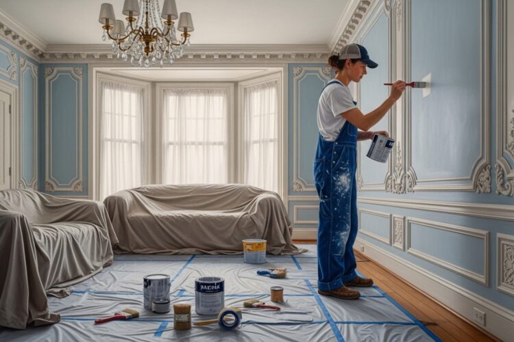 Peindre ses moulures murales : ton sur ton ou en contraste, on vous aide à choisir