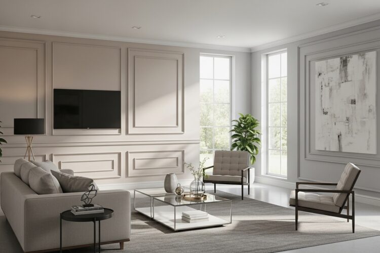 Comment intégrer des moulures murales dans un intérieur moderne ?