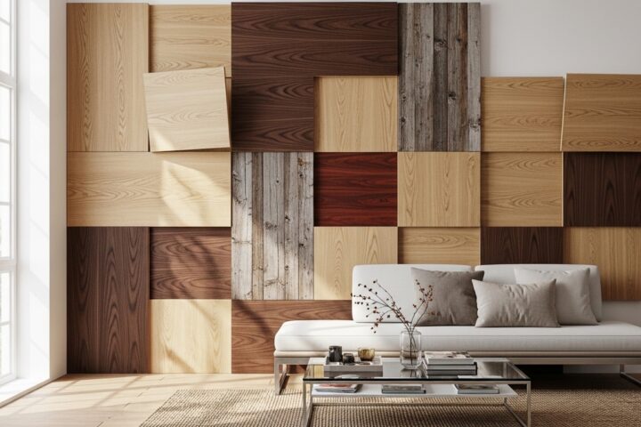 Panneaux interchangeables pour changer l’esthétique bois