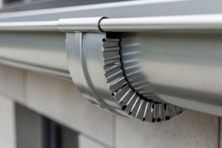 Talon à ourlet pour gouttière zinc