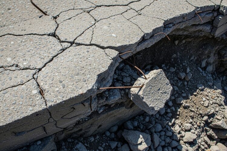 Rive cimentée : attention au décollement